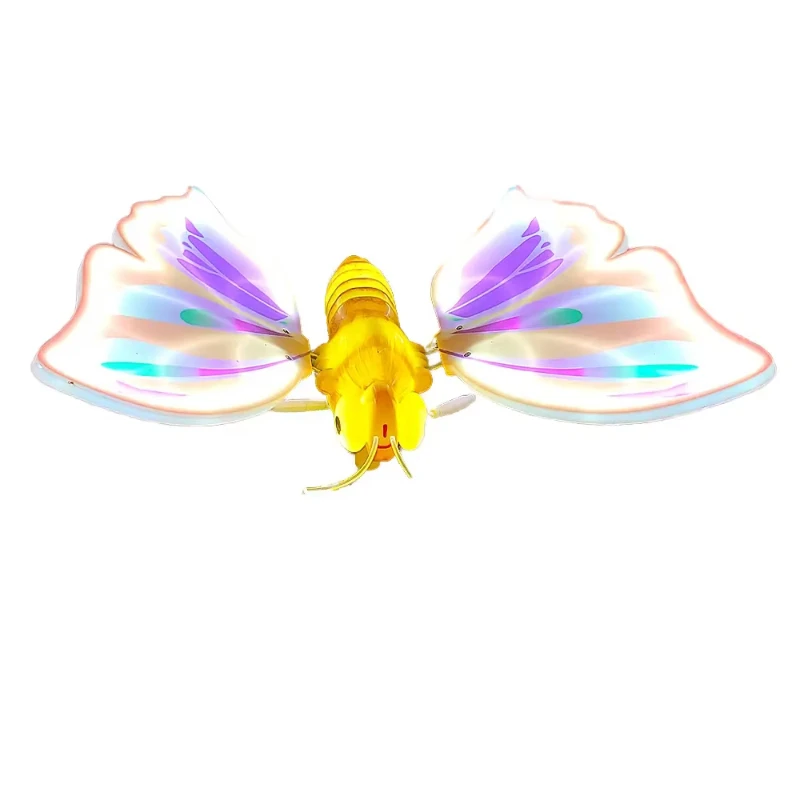 

Colorful butterfly wings for dancing mobile butterfly lights garden movable wings wedding Christmas decoration props
