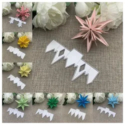 New Folded Flower Metal Cutting Dies Stencils For DIY Scrapbooking Decorative Embossing Handcraft Die Cutting Template Mold