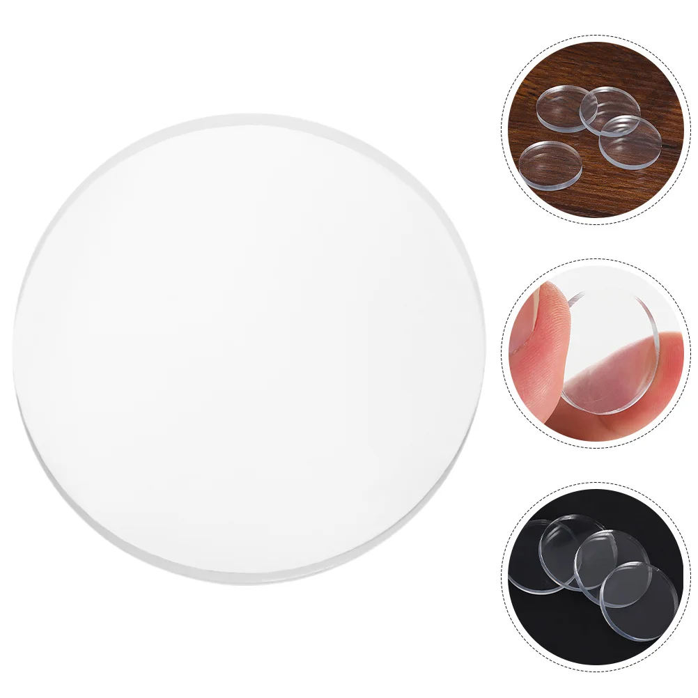 

12Pcs Clear Rubber Glass Table Bumpers Spacers Anti Slip Non Adhesive Pads Protective Glass Furniture Antislip Spacer