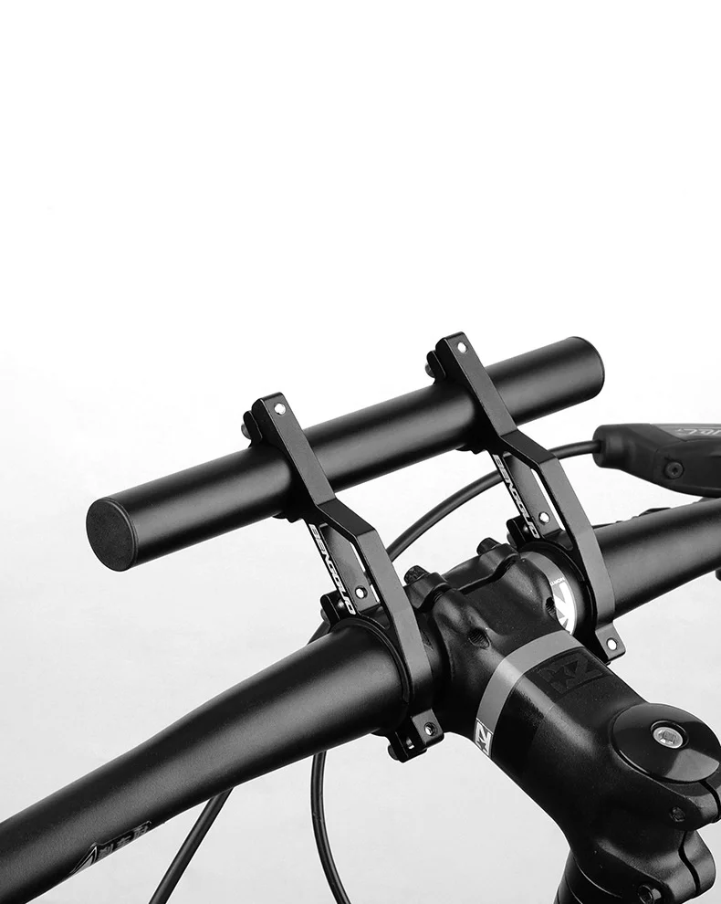 10/20CM Aluminiumlegierung Fahrradlenker-Verlängerung Mountainbike Frontlichthalterung Taschenlampenhalter Fahrradlenker-Verlängerung – Detail 5