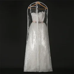 Transparent Solid For Wedding Dress Dust Cover Extra Large Waterproof PVC Clothing Garment Bags