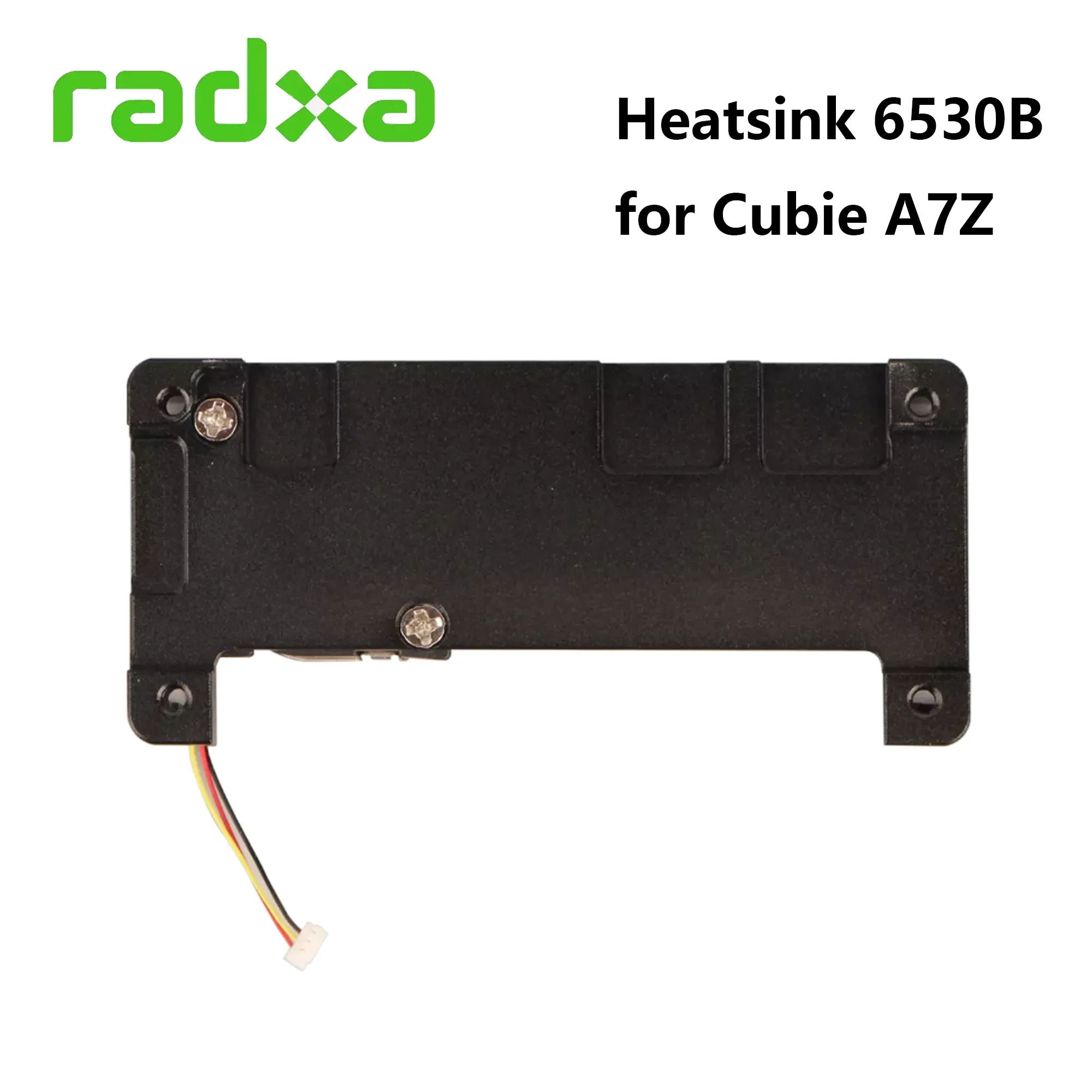 Radiator Radxa A7Z 6530B do Radxa Cubie A7Z, aluminiowy radiator z wentylatorem, regulacja prędkości PWM — zdjęcie produktu 3