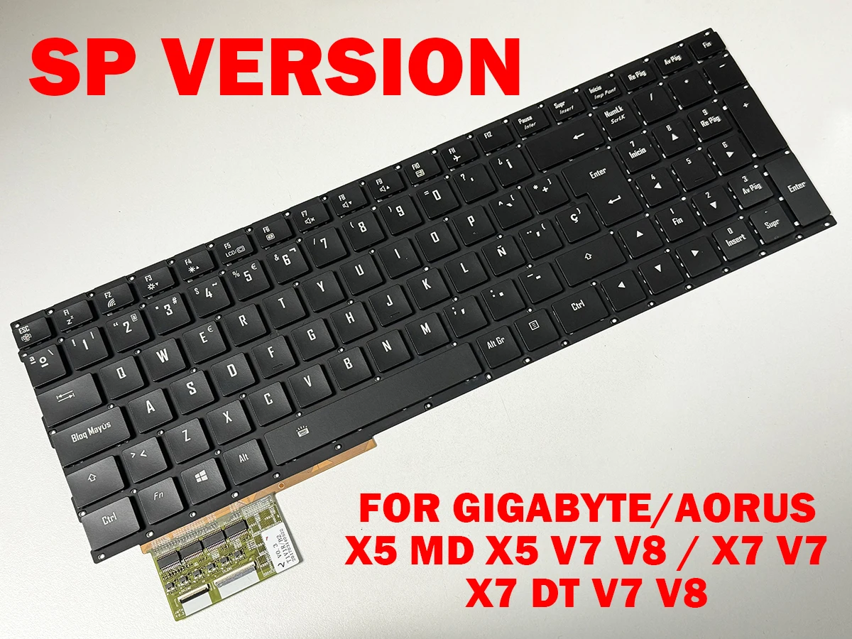 

Клавиатура для ноутбука Gigabyte AORUS X5 MD X5 V7 V8/X7 V7 X7 DT V7 V8 SKB1702-SP 2Z703-SP560-G30S 27703-SP560-G30S