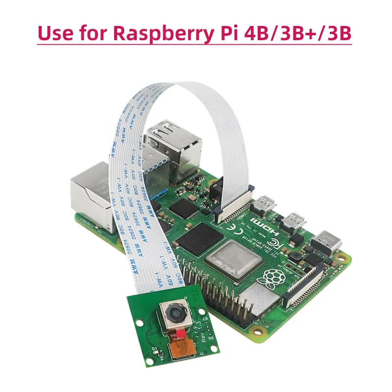 Raspberry Pi AF Camera 5MP OV5647 Auto Focus 65° 15Pin Interface Camera Module for Raspberry Pi 4B 3B+ 3B Zero 2 W