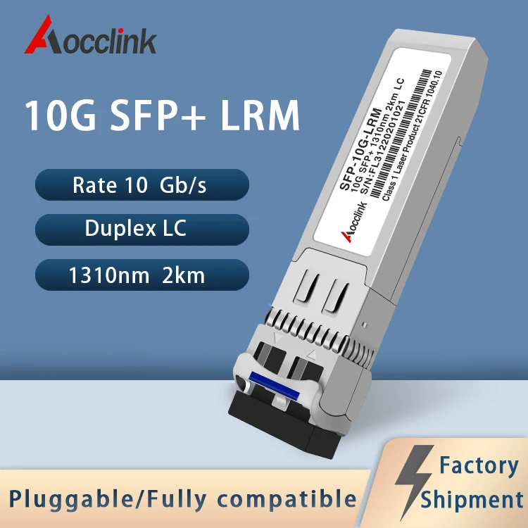 SFP+ 10G 1310nm 2km; singlemode dual fiber LC Gigabit optical module;  for Ethernet switches, routers, media converter ,Mikrotik