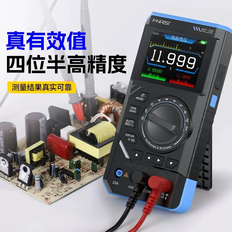 AOLIVIYA FNIRSI DST210 3in1 Oscilloscope Multimeter Signal Generator Digital Electrician Tool Specialty Tools