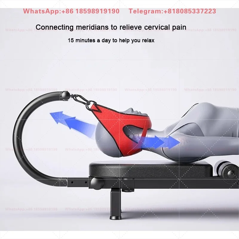 Stretching Equipment Lumbar Pulling Bed Neck Body Stretcher Spine Extendable Stretcher Home Cervical Extensions Stretcher Device