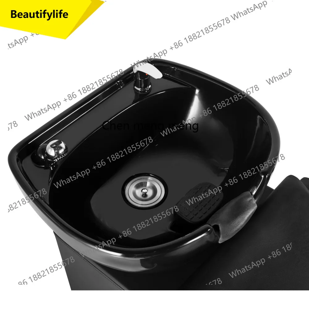 

01A Barber Shop Comfortable Barber Chair Shampoo Chair Hair Salon Shampoo Bed Adjustable Hair Beauty Chair