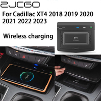 ZJCGO 15W Car QI Mobile Phone Fast Charging Wireless Charger for Cadillac XT4 2018 2019 2020 2021 2022 2023