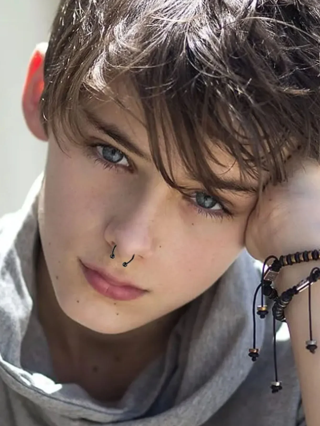 Women Fake Piercing Nose Ring Hoop Septum Non Piercing Nose Clip Rock HipHoop Stainless Steel Magnet Fashion Punk Body Jewelry view 4