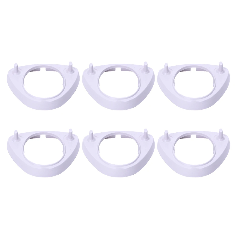 

6 pcs Electric Toothbrush Stand Holder Charging Base Organizer For D10 White Bathroom Storage Easy Clean