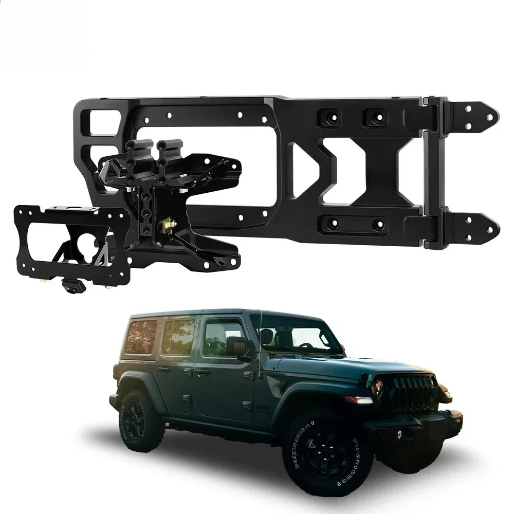 Factory Supply Spare Tire Carrier Spare Wheel Carrier Tailgate Bracket Hinge Reinforcement Kits for 2018-UP WranglerJL76001