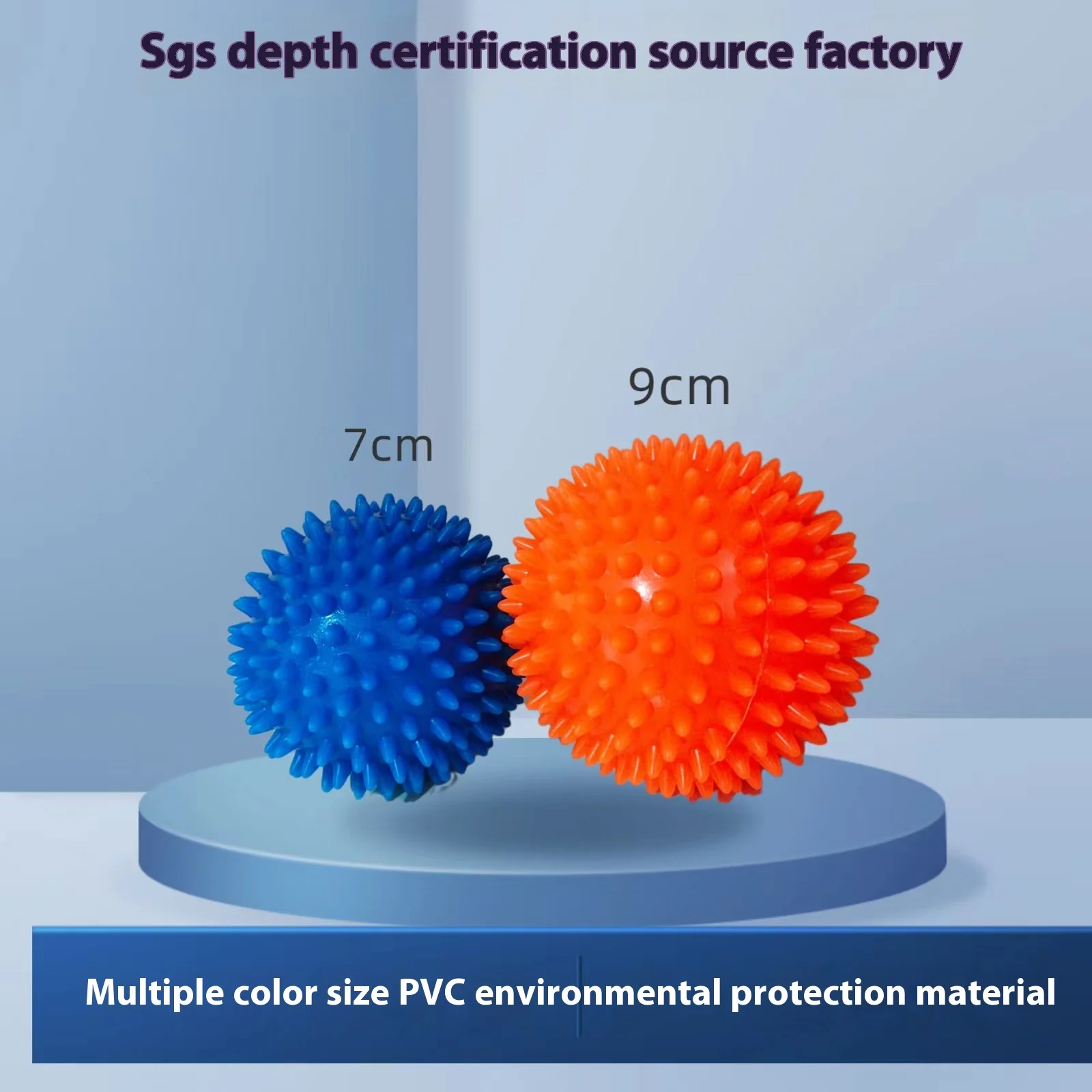 Yoga Hedgehog Ball Sole Muscle and Fascia Ball PVC Massage Ball Muscle Relaxation Acupoint Massage Stinger Ball