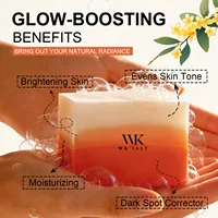 Savon blanchissant à l'acide kojique WK JALY, avec glutathion, vitamine C, correcteur de taches brunes, unifie le teint, pour le visage et le corps 200g 3