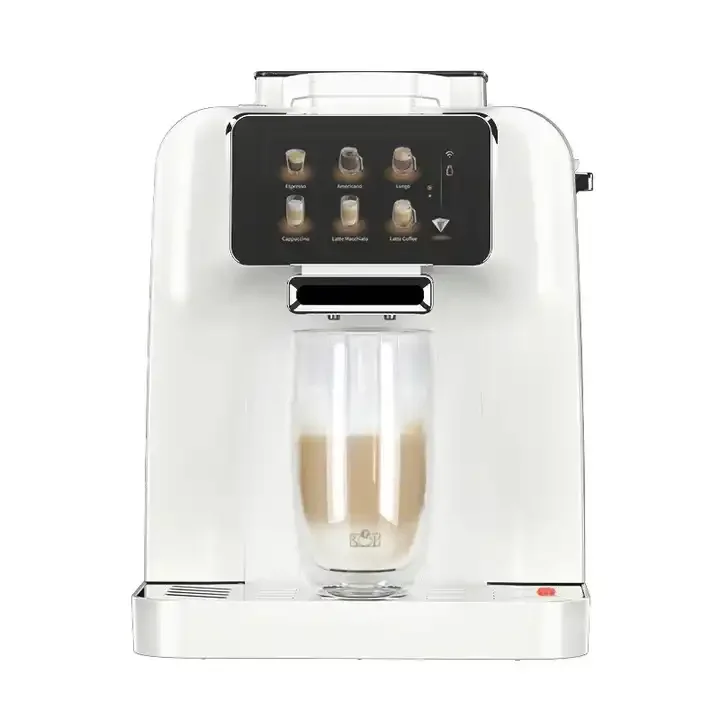 Multiple Drinks Commercialuse Professional Espresso Machines Super-Automatic Electric Grinding Coffee Makers With Milk Freezing