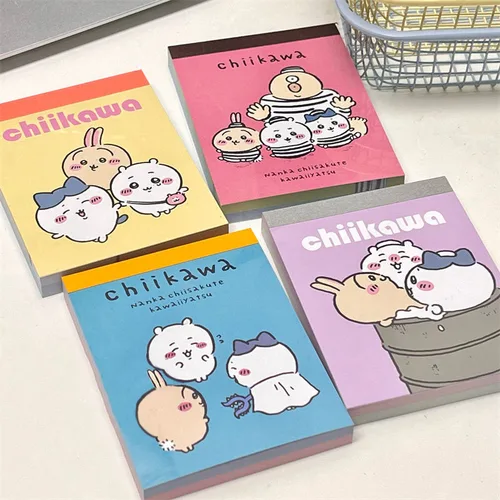 치카와 노트 북 만화 컬러 페이지, 찢을 수 있고 끈적거리지 않는 휴대용 노트 북, 미니 노트, 메모 노트 북 