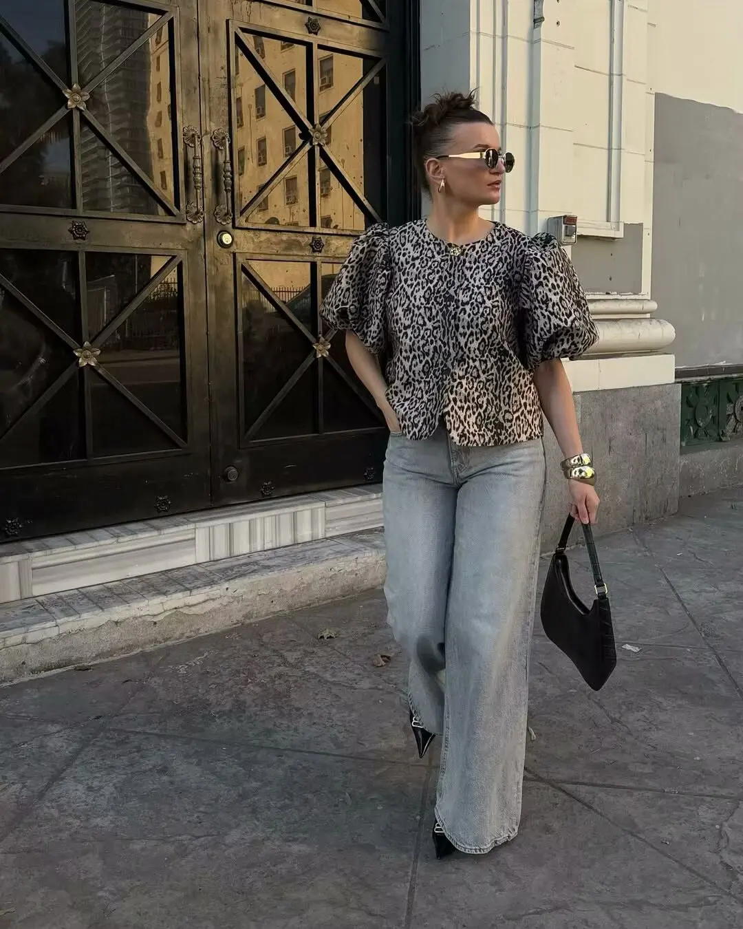 

Женский топ Bubble Sve, весна 2023, круглый топ Ne ort, винтажный дизайн, свободный крой, полиэфирное волокно, приятный для кожи B...