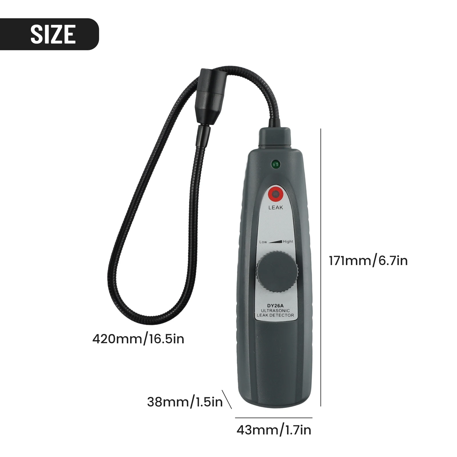 Professional For Ultrasound Leak Detector DY26A for HVAC Refrigerant R404a R410a For Pipeline and Compressed Air Systems