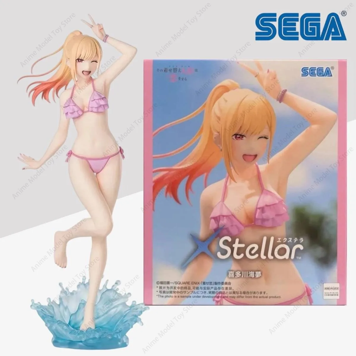 

Original SEGA in Stock Genuine Figures XStellar Anime My Dress-Up Darling Kitagawa Marin Swimsuit Anime Model Kits Action Toys