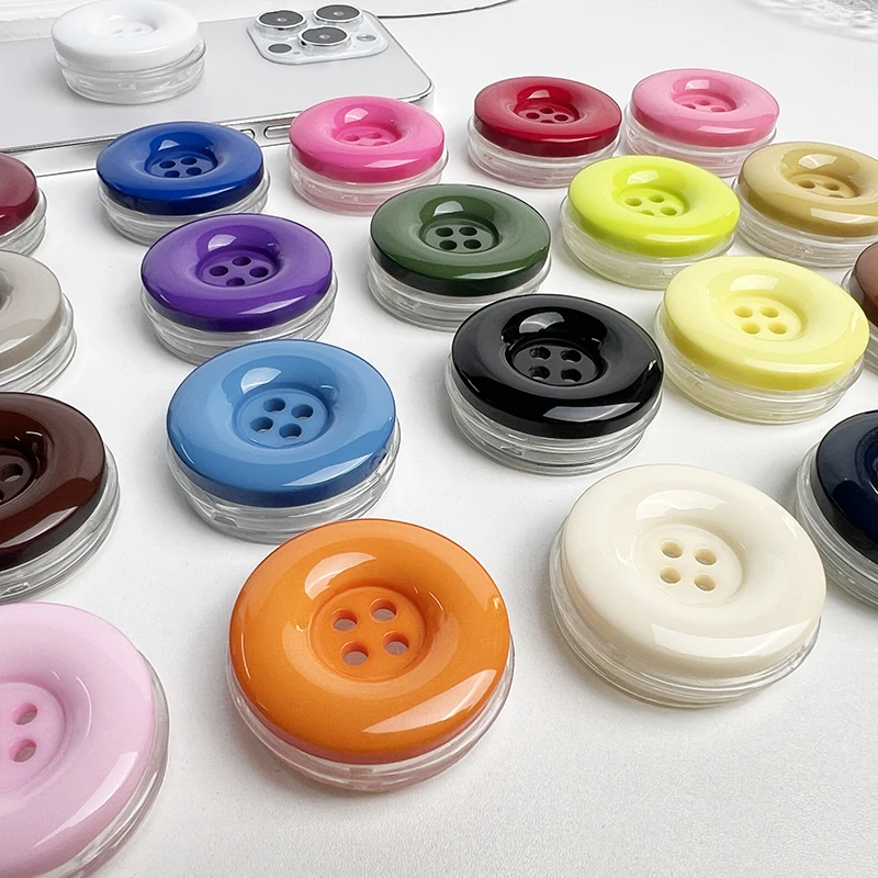 Cute Button Phone Holder Griptok Bracket Grip Tok for IPhone Samsung Universal Accessories Phone Socket Ring Support Stand