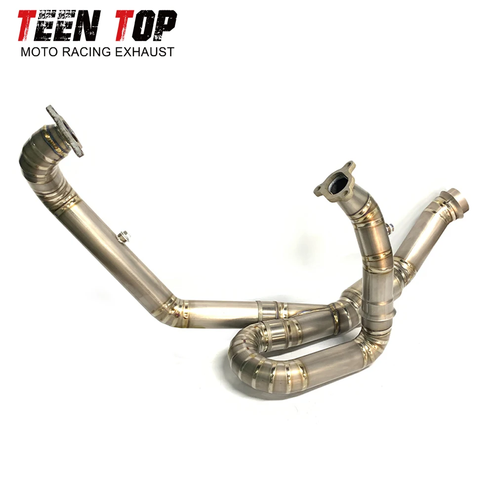 For KTM 1050 ADVENTURE Motorcycle Exhaust Escape Header Link Pipe 1190 ADV 2013-2019 Exhaust Elbow Front Link Pipe Muffler