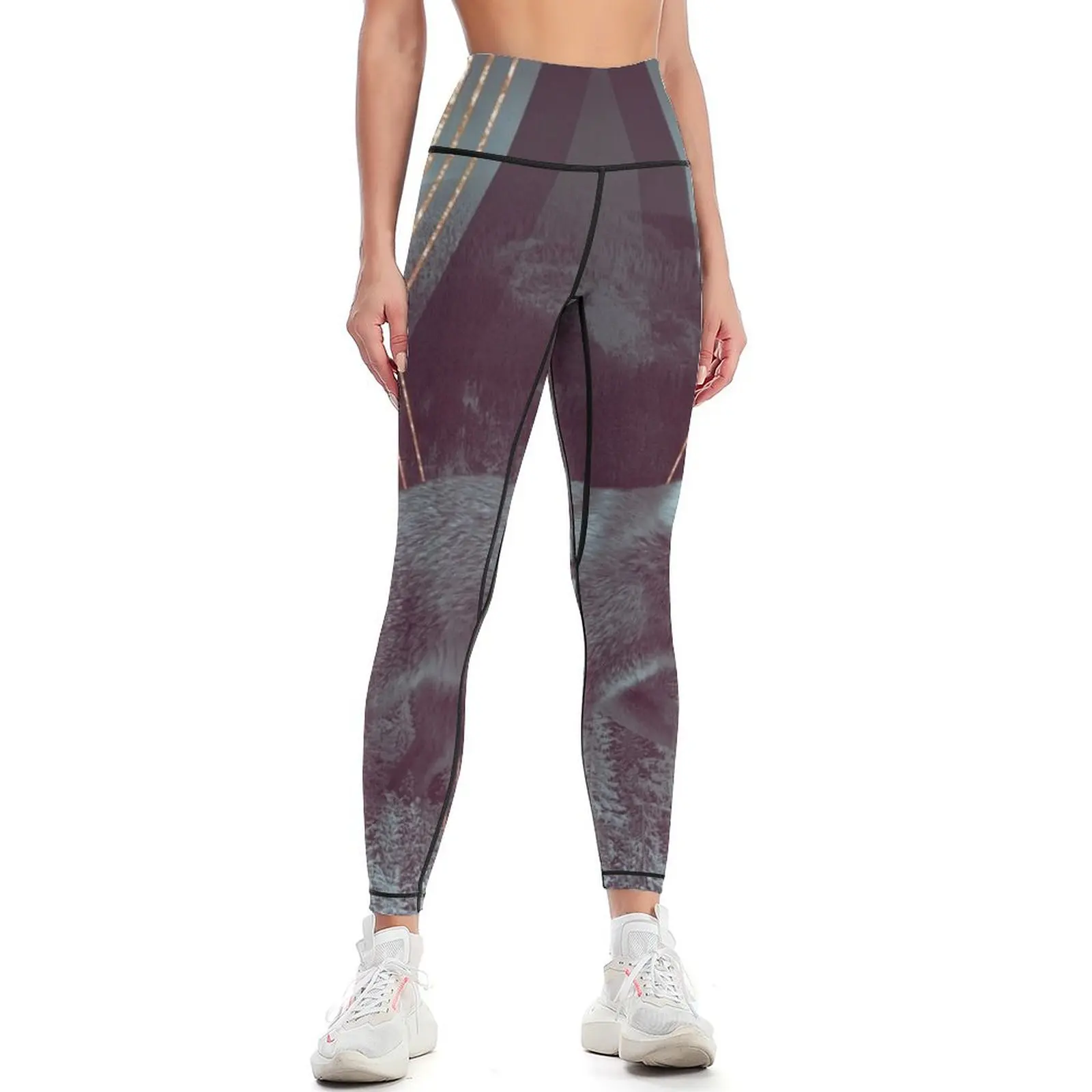 

In Wildness | Fox Leggings Women's high waist Women's fitness sportswear for gym sports shirts gym Womens Leggings