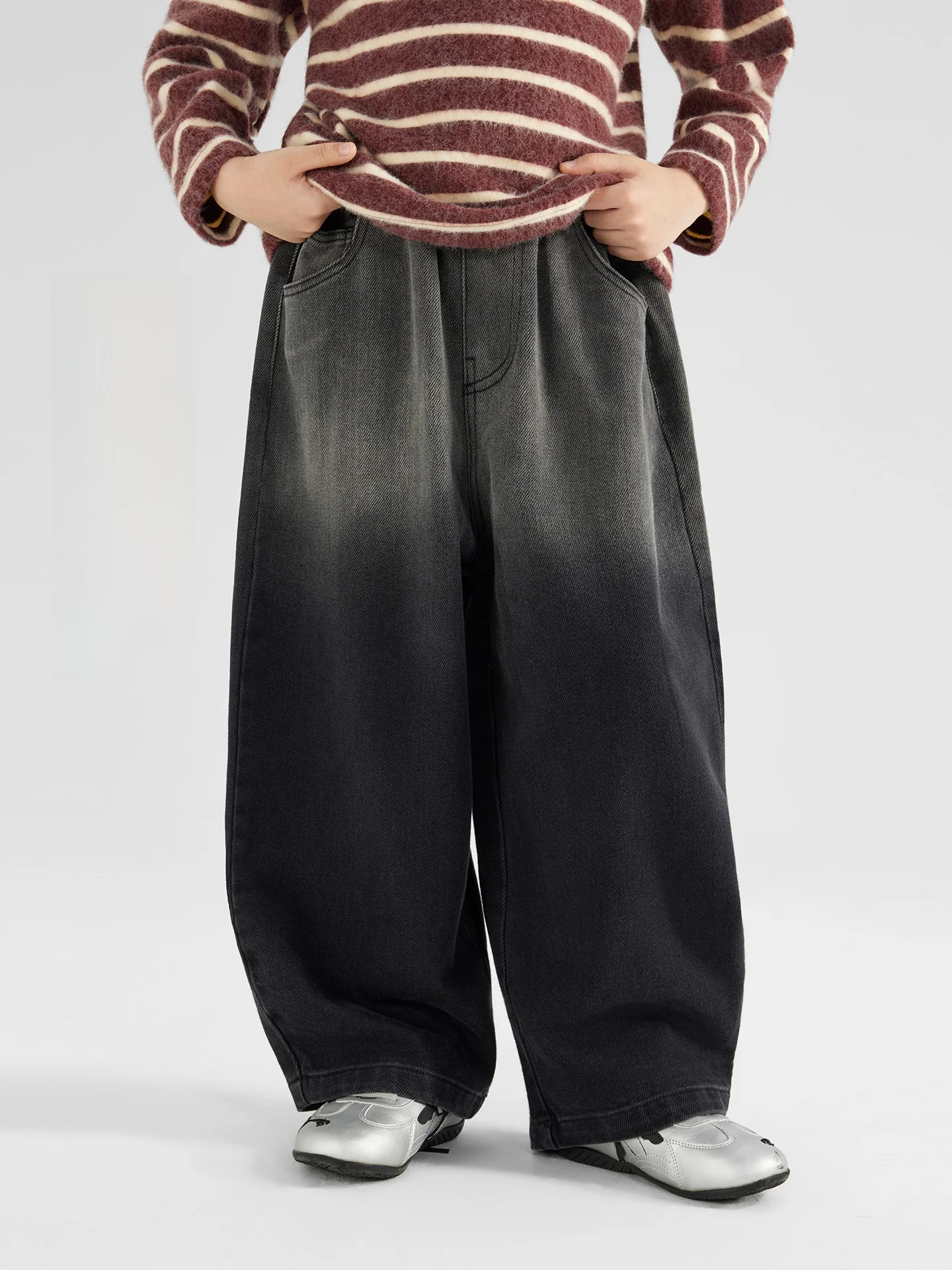 Fashionable Retro Boys Jeans Spring Autumn Style Knife  Long Trousers Trendy Children's Clothing Elementary School Kids