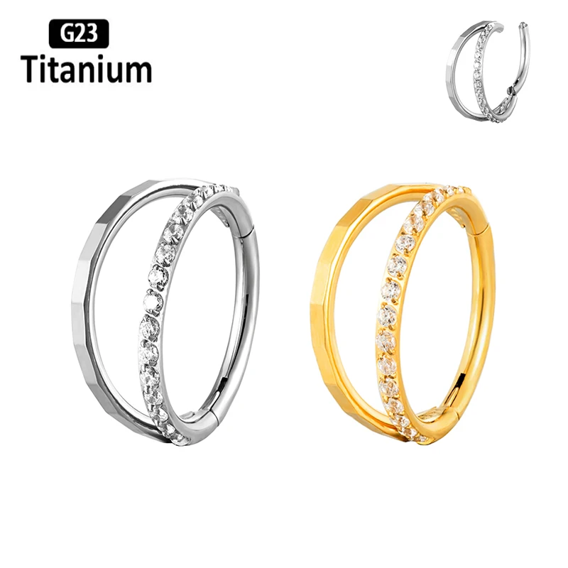 ASTM F136 التيتانيوم الأنف خواتم مسمار معدني تشيكوسلوفاكيا 8/10/12 مللي متر الحاجز هوب الزنمة الغضروف اللولب Daith الأذن ثقب مجوهرات للجسم القرط #2