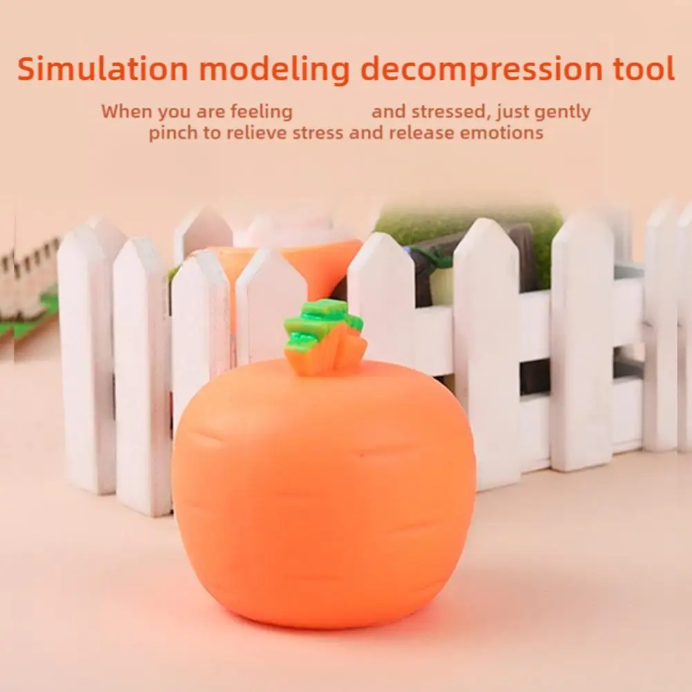Jouets de pâques lapin carotte Fidget, balle à presser pour enfants, soulage le Stress, jouet Squishy carotte lapin tasse pincement jouets à presser
