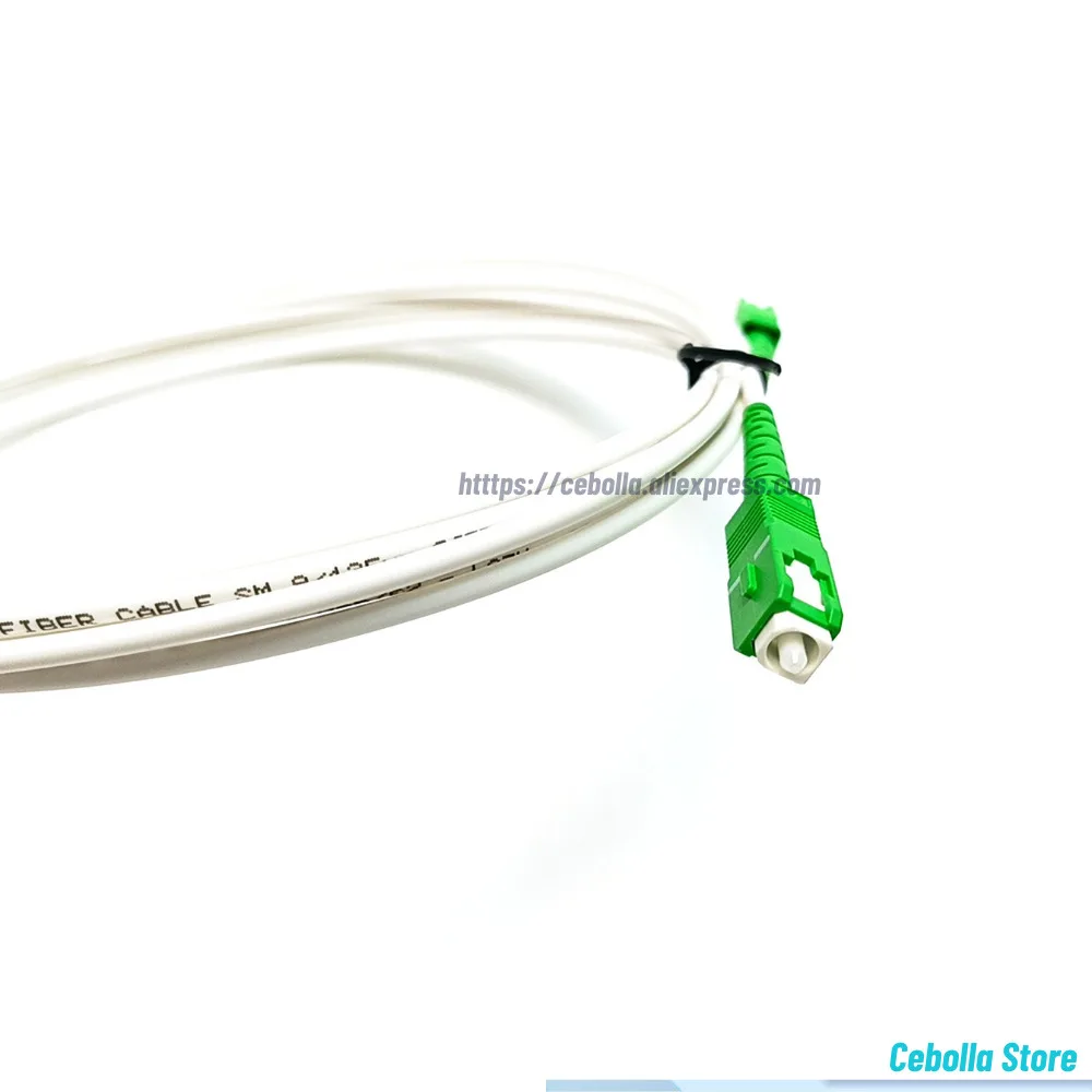 10 قطعة SC/APC-SC/APC البصرية مسار الحبل وضع واحد G657A2 البسيط 2.0/3.0 مللي متر الأبيض LSZH سترة البلوز الألياف البصرية #3