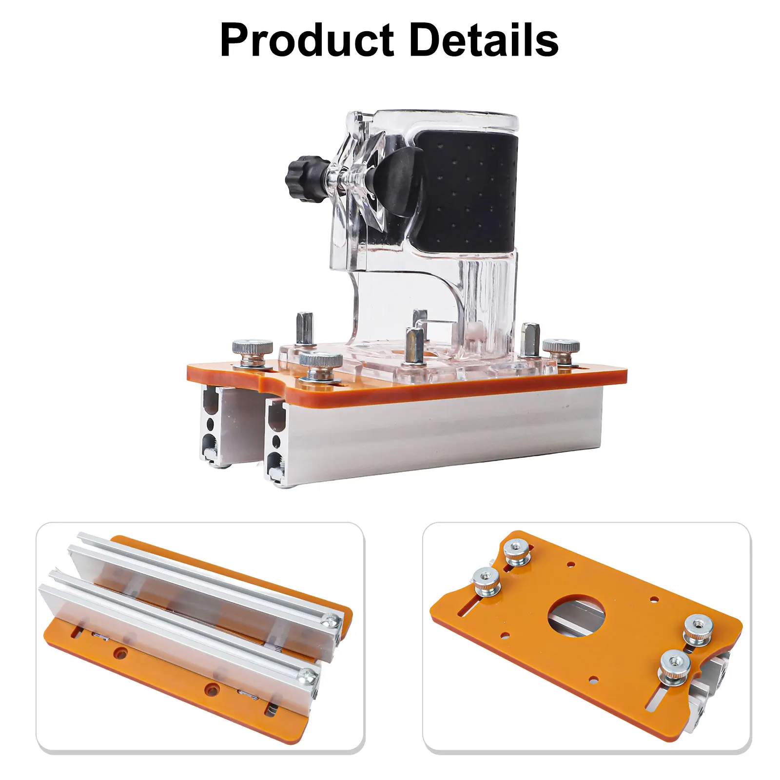 Router Slotting Tool Compact Router Base Adaptable Thickness Range Versatile Woodworking Router Base For Woodworking