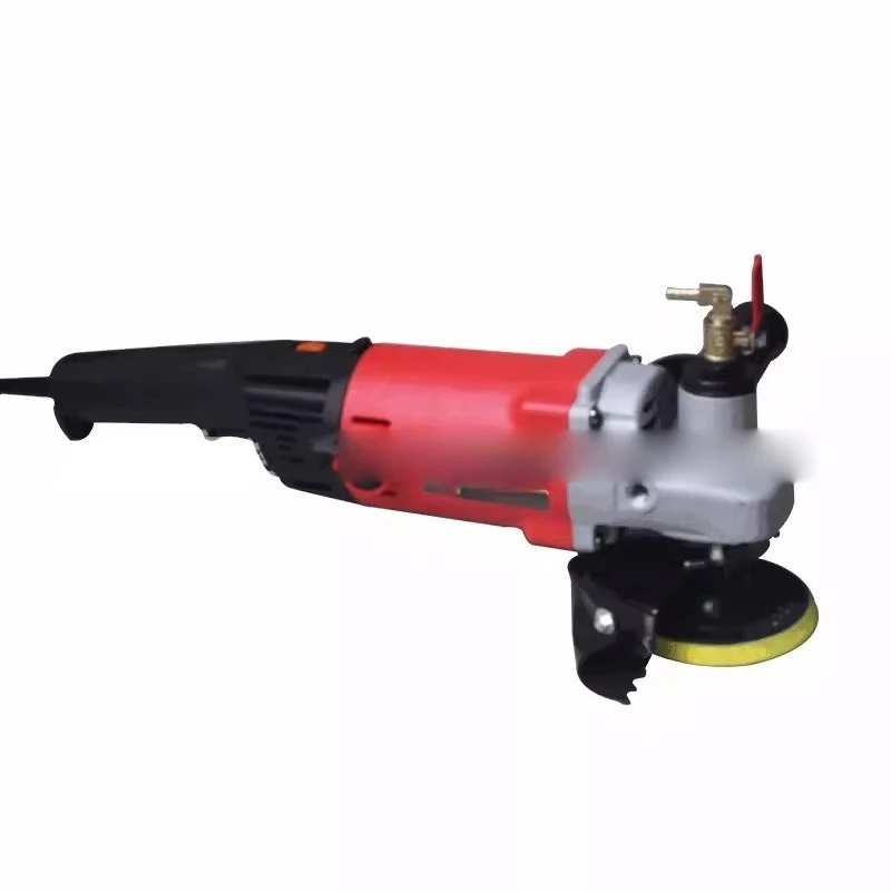 Electric Wet Grinding and Polishing Marble and Granite Sanding Machine Handheld Water Grinder 1400W Variable Speed Angle