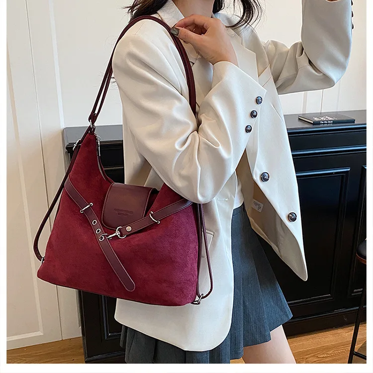 

2025 Style Relaxed Tote Bag, Multi-Way Convertible Shoulder & Crossbody Purse for Women, Spacious Day to Night Carryall