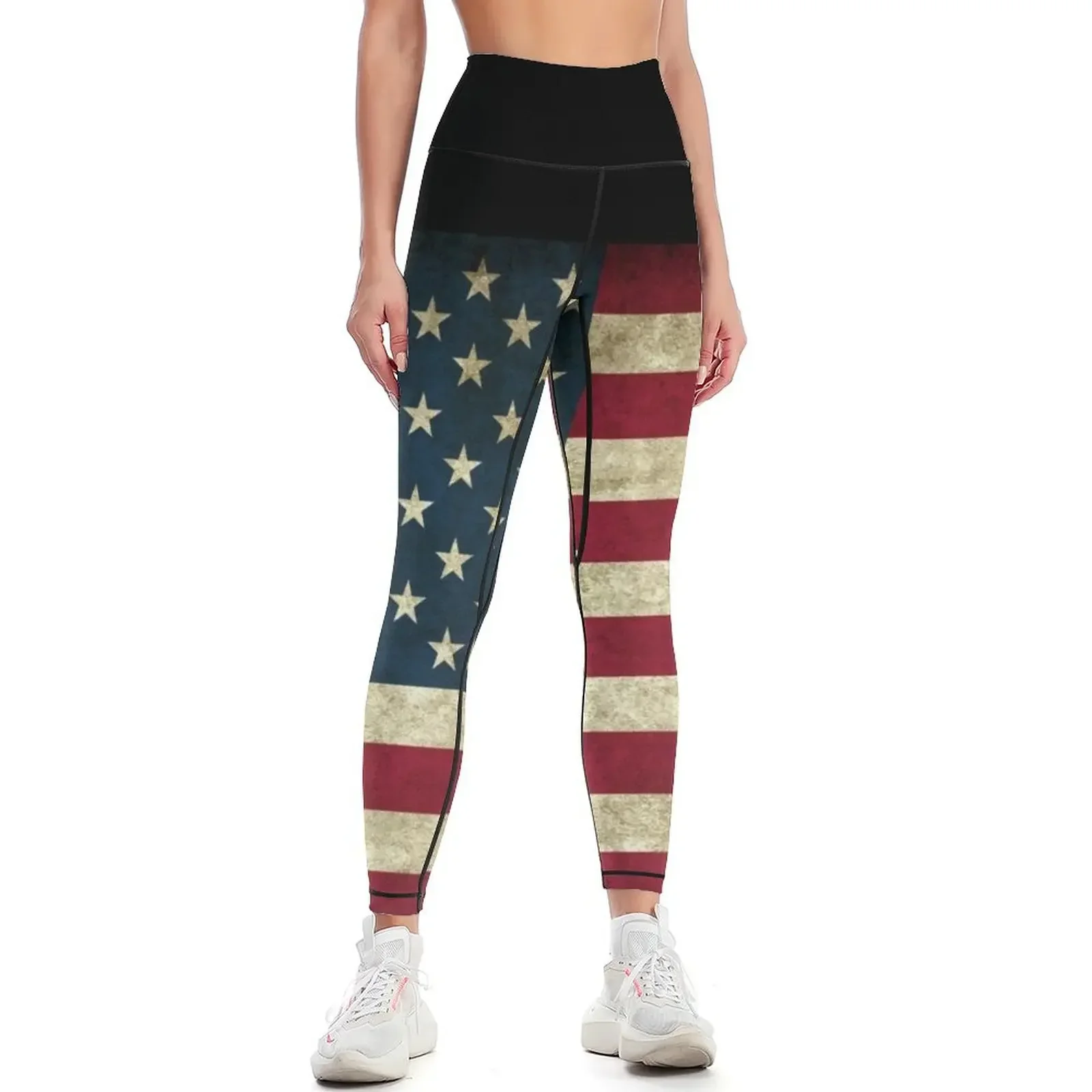 

American Flag Leggings Women sportwear Women's sports pants fitness set gym sport set Womens Leggings