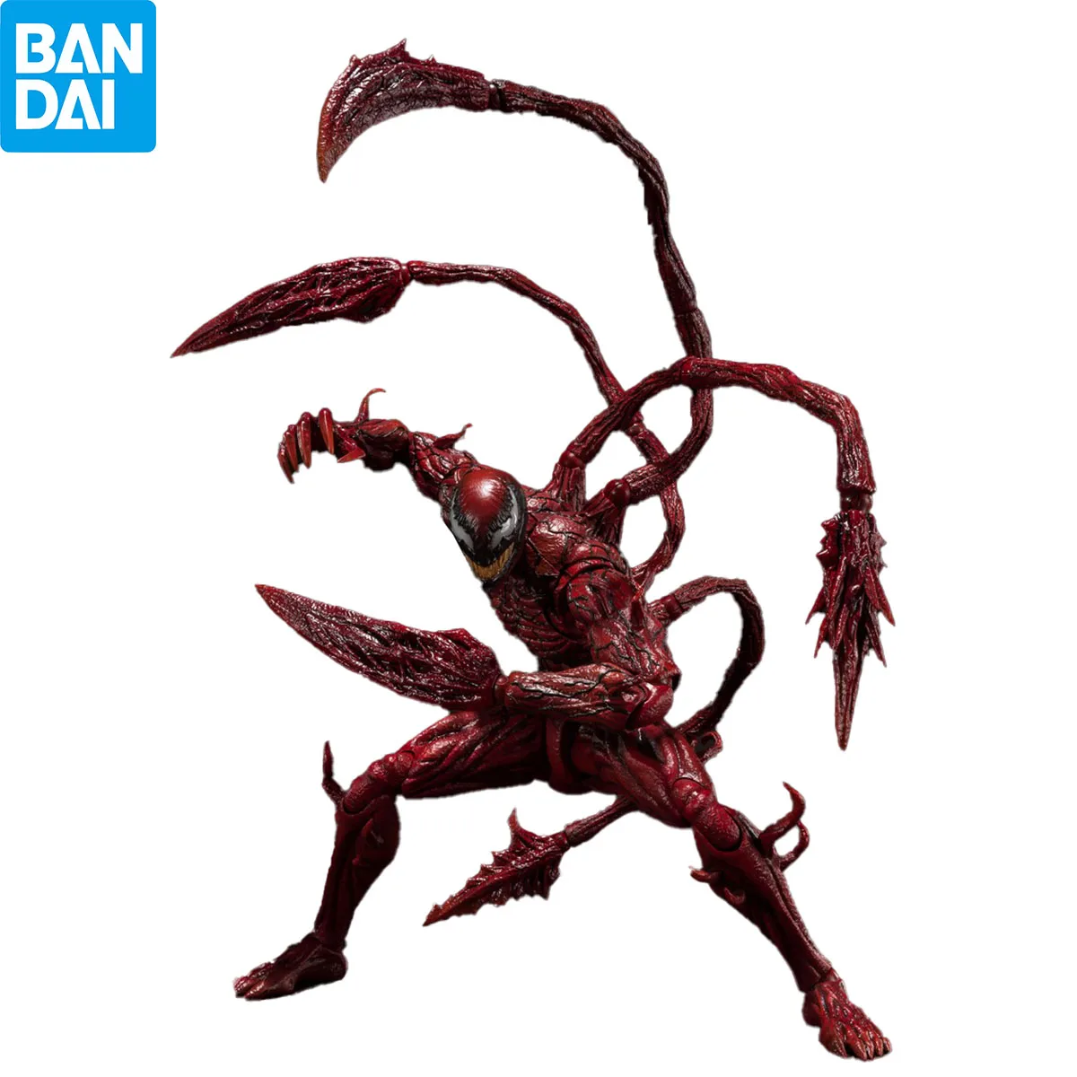 Original en Stock Bandai Spirits S.H.Figuarts Venom: Let There Be Carnage Carnage Anime figura colección de figuras de acción serie