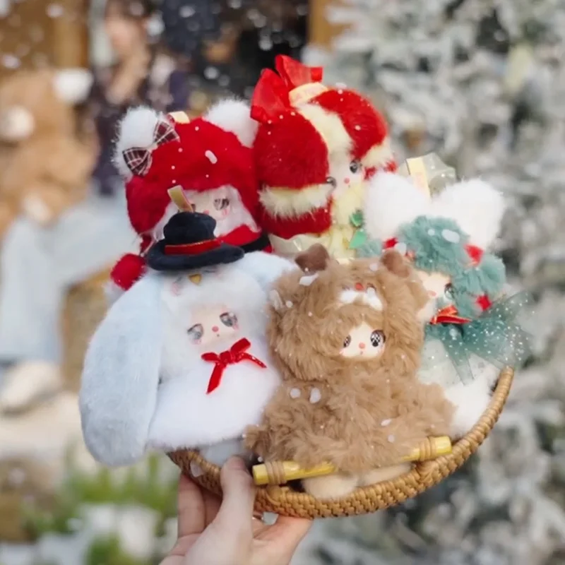 Nueva caja ciega de felpa Liila Christmas Miracle Series, caja sorpresa de muñeca Kawaii, regalos de Navidad personalizados para niñas, juguete colgante misterioso