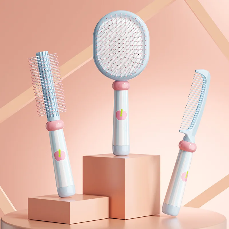 

Air Cushion Comb Brush Hair Scalp Massage Hairbrush Detangle Anti Static Salon Hairdressing Curling Comb Styling Tool 3 Styles