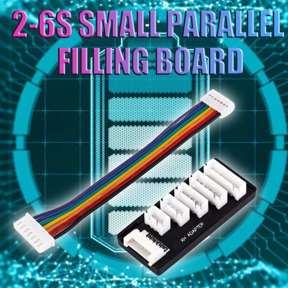 Lithium Battery Balance Charger Expansion Board 2S-6S Lithium Battery Balanced Charger Expansion JST XH Adapter Board