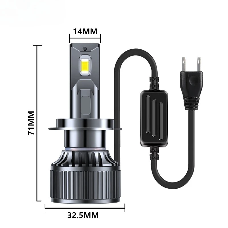 Car led headlights modified super bright laser bulbs H7 H4 LED far and near light H11 headlights 9005 9006