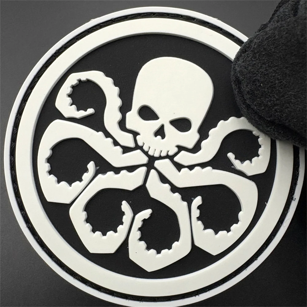1Pc Cthulhu Pattern 3D Pvc Material Patch Badge with Hook on the Back, Suitable for Bags, Backpacks, Vests, and Clothing Decoration Embroidery Patches