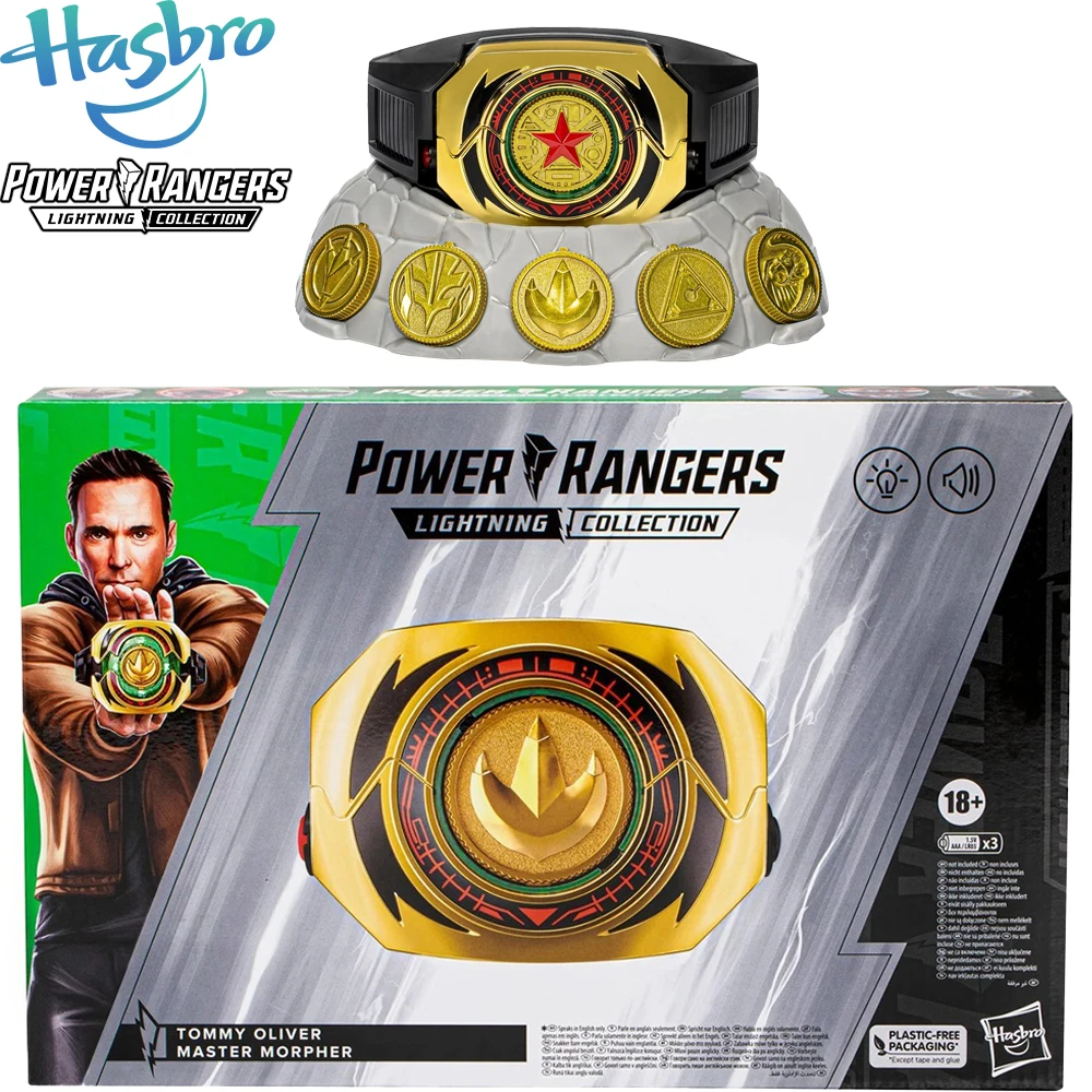 In Stock Original Hasbro Lightning Collection Power Rangers Tommy Oliver Master Morpher Collectible Model Toys Figures Gifts