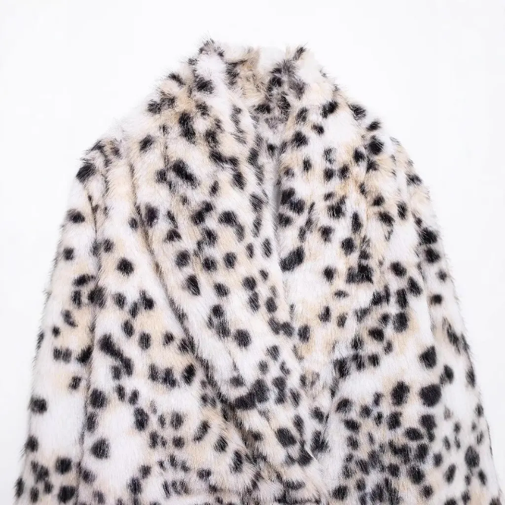

European And American Fashion Mink Velvet Long Sleeve Tweed Coat Spring Autumn New Women's Eco-Friendly Fur Outerwear
