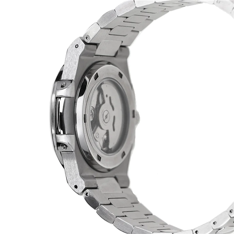 Jonny Walker High Quality Nautilu Style Sapphire Crystal Water Resistant Steel NH35 Mechanical Movement Men's Women's Watch