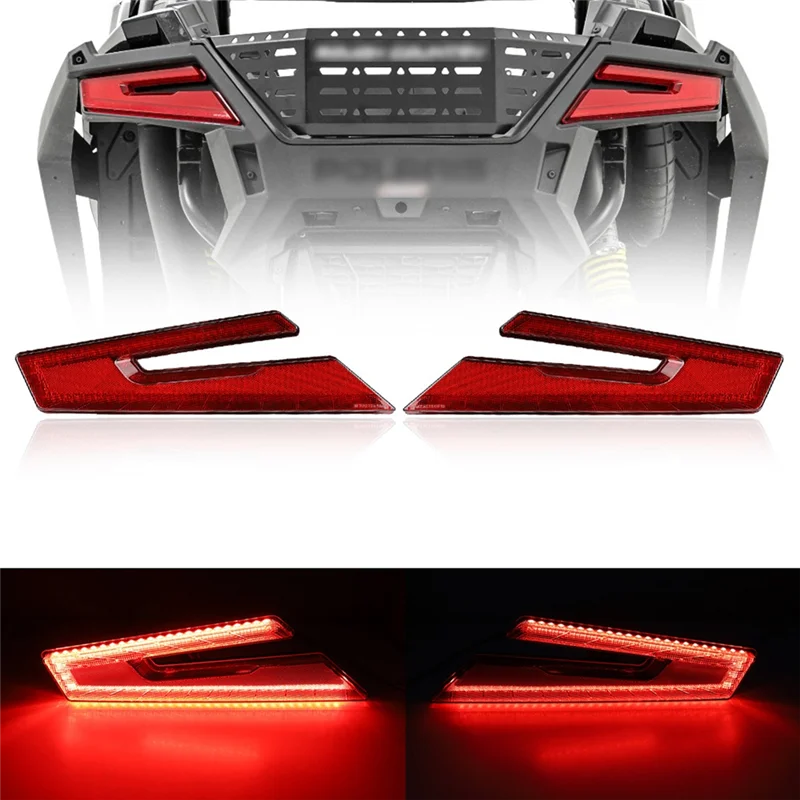 All Terrain Beach Bike Black 12V LED Brake Light for Polaris RZR PRO XP XP4 2020-2021 Brake Tail