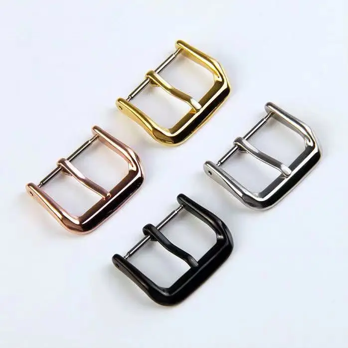 Metal Watch Buckle 16mm 18mm 20mBracelet Silver Clasp Stainless Steel Button Watch Band Clasps Watchband Strap Accessories