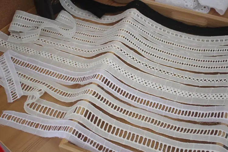 Cotton embroidery hollowed out lace trimming DIY sewing accessories Home Furnishing decoration