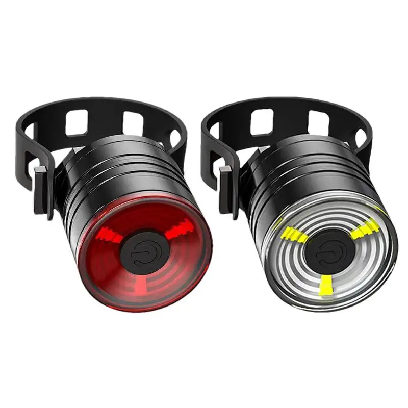 Rear Tail Light For Riding Lighting Modes High Brightness Bicycle Taillight Rechargeable LED  Bike Light Flash Tail Rear Lights