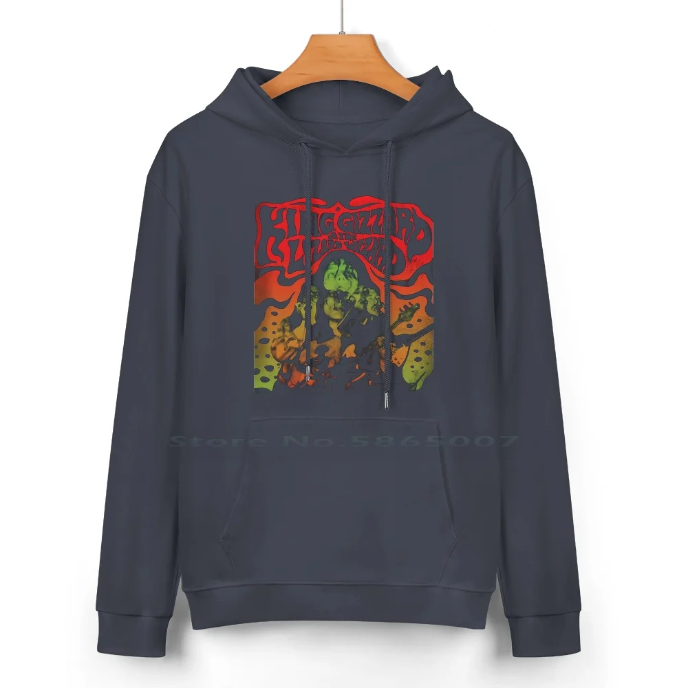 King Giz Pure Cotton Hoodie Sweater 24 Colors King Gizzard And The Lizard Wizard Brooklun Gig Psychadelic 100% Cotton Hooded