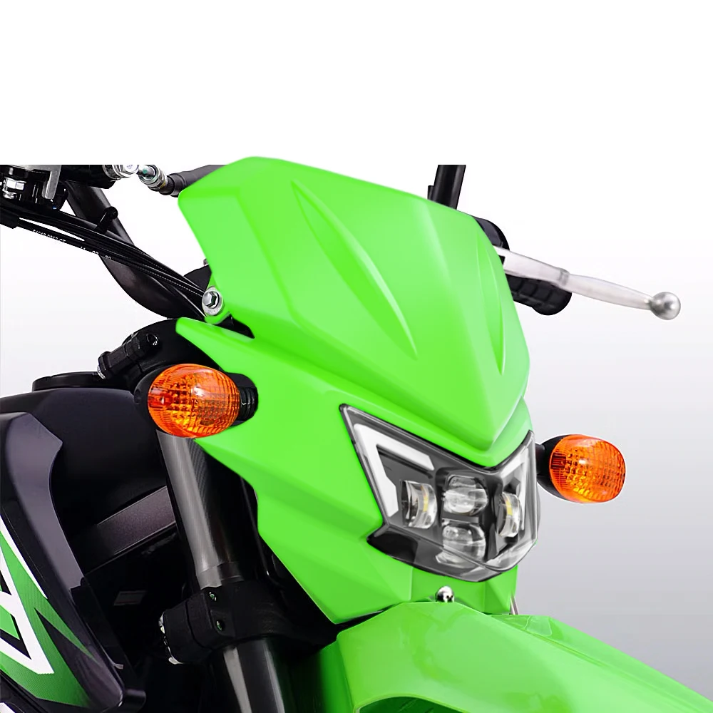 Reflektor LED reflektor dla Kawasaki KLX125 d-tracker KLX 125 150 KLX150 2010-2016 E24 e-mark lampa motocyklowa z DRL