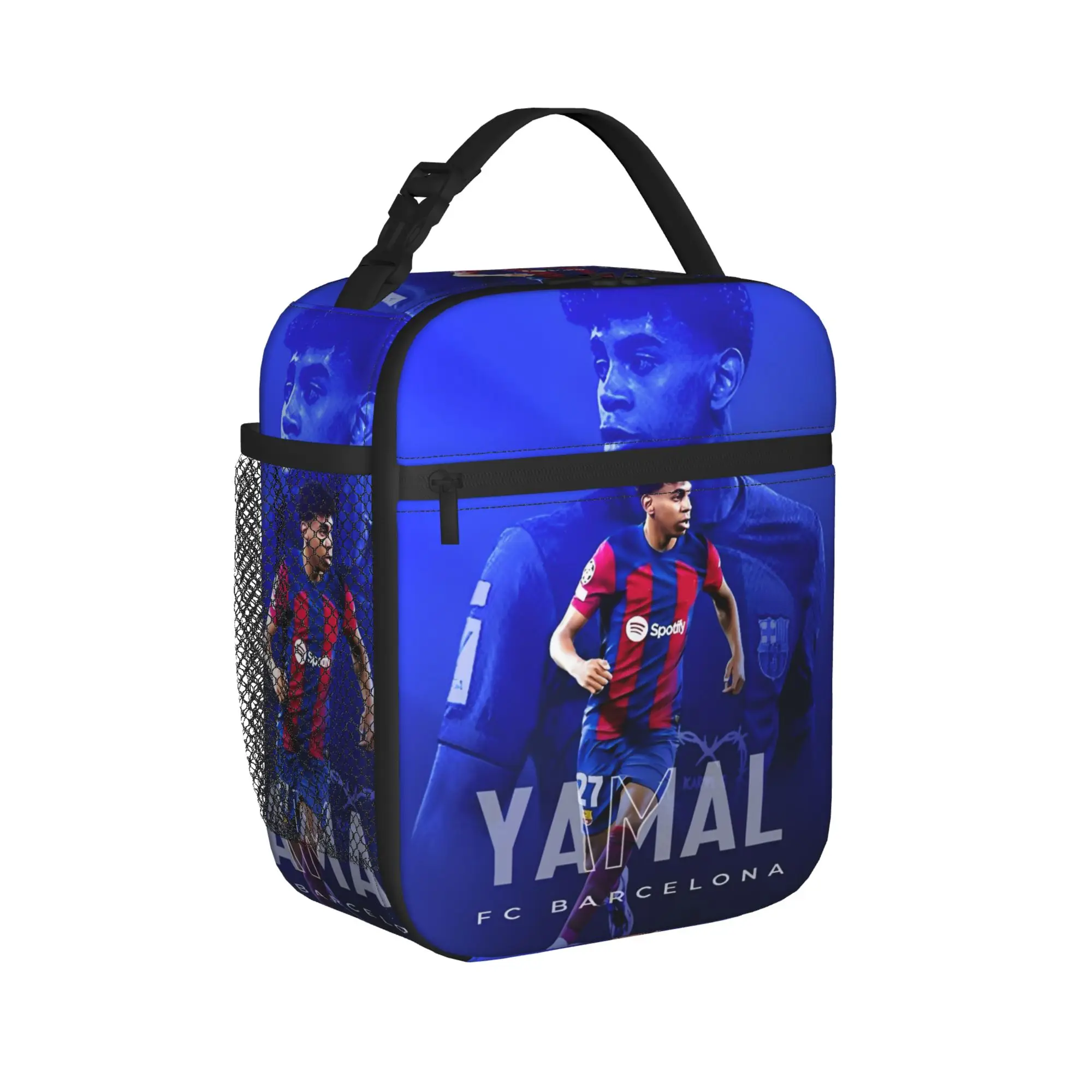 L-Lamines Football Sports Y-Yamals Insulated Lunch Bags for Men Women Food Bag Portable Thermal Cooler Lunch Box For Picnic